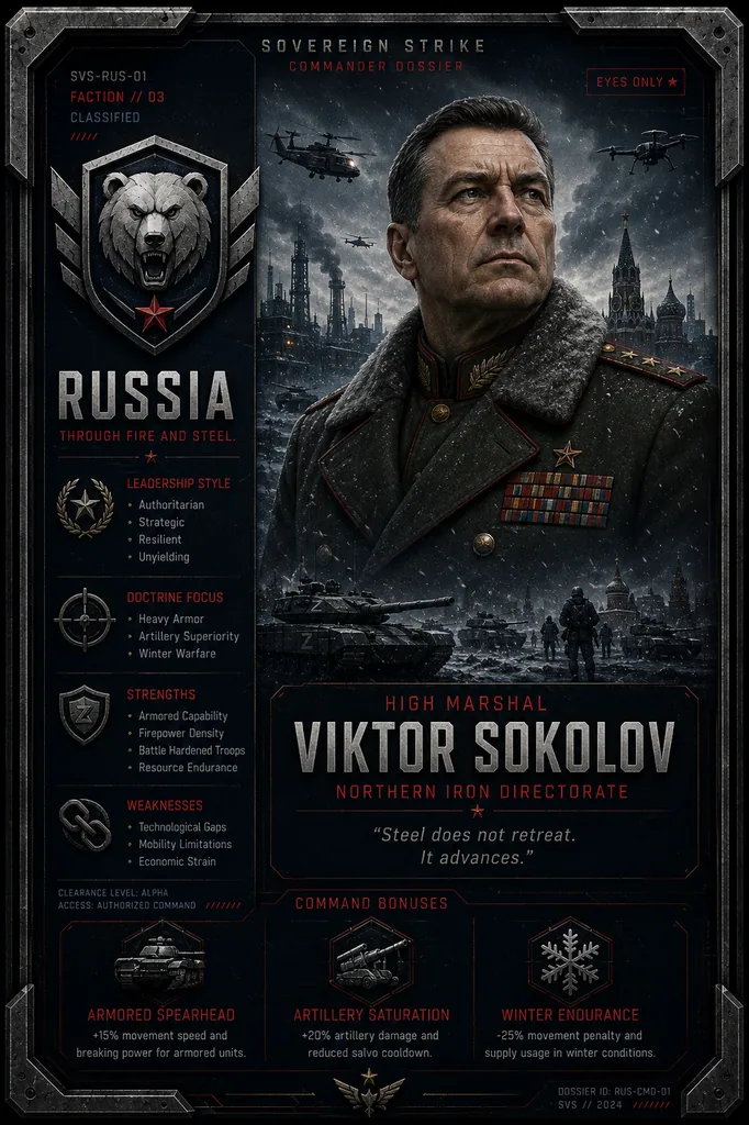 Viktor Sokolov dossier — Northern Iron Directorate